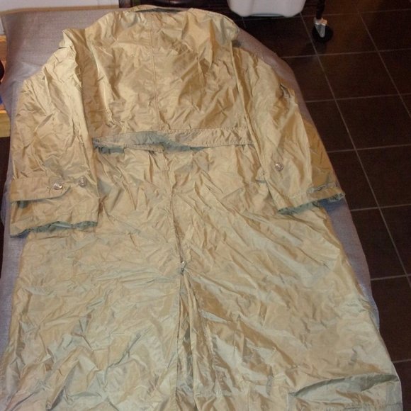 1974 VIETNAM ERA MEN'S sz36/REG NYLON TAUPE SHADE 179 ARMY USMC RAINCOAT SV 678 - Picture 2 of 12
